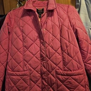 Isaac Mizrahi Pink Quilted Puffer Jacket-NWOT